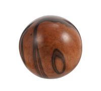 Angoily 2 Pezzi Palline Massaggiatrici le Mani in Legno di Ala di Pollo e Grano Nero, Superficie Lucidata e Materiale Naturale, per Anziani per Chi Usa Computer