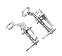 Angoily 2 Pezzi Piedino per Cucire Metallo per Macchine da Cucire Piedino per Trapuntatura e Ricamo Compatibile con Singer e Brother Facile da Installare e Utilizzare