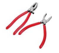 Angoily 2 Pezzi Pinze Resistenti con Ganasce Curve Ergonomiche per Mosaici e Vetro Strumenti Professionali per Taglio e Rottura