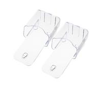 Angoily 2 Pezzi Porta Depliant da Parete in Acrilico Trasparente Organizer Compatto per Documenti Supporto Resistente per Ufficio Scuola e Casa Espositore Pratico e Leggero