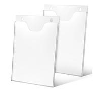 Angoily 2 Pezzi Portadocumenti Da Parete Portadocumenti Da Parete Portaopuscoli Espositore Per Volantini Portalettere Per Organizer Da Organizer Da Per Ufficio Acrilico