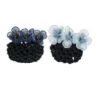 Angoily 2 Pezzi Rete per Chioma da Donna Chic ed Elegante, Accessori Chioma per Creare un Look Raffinato, come Regalo per Fidanzate e Mogli