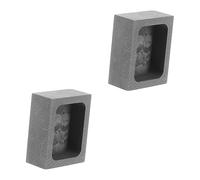 Angoily 2 Pezzi Stampo per Fusioni Mould per Creazioni Stabilità Termica e Bassa Consumo capacità per Piccole Fusioni