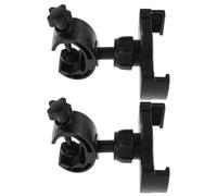 Angoily 2 Pezzi Supporto per Telefono Base a Morsetto e Testa Girevole | Telefoni da 5 a 10 Pollici, Silicone e Abs, Gomma Antiscivolo, per Viaggio e Videochiamate