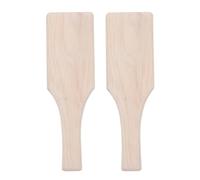 Angoily 2 Pezzi Wooden Clay Paddle for Pottery Crafting Ergonomic Wood Pottery Tool for Shaping Smoothing And Carving Clay in DIY Ceramic Art