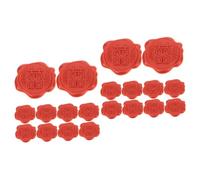 Angoily 2 Set Marchio Di Cera Felice Adesivi Dorati Per Buste Sigilli Per Buste Nuziali Nozze Avvolgere Adesivi Sigillanti Adesivo Sigillante Francobollo Cera Sigillante 10 Pezzi * 2