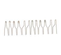 Angoily 2 Set Punte Ricambio per Pirografia Completo Punta per Macchina Pirografica con Diverse Forme per Creazioni su Legno Compatibile con Macchine Ad Impedenza 6 Pezzi*2