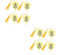Angoily 2 Set Segnalibri Buddisti Creativi Metallo Set Decorazioni Per Libri Regali Per Lettori E Studenti Accessori Per Ufficio E Cerimonie 4 Pezzi * 2
