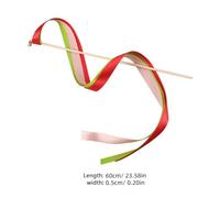 Angoily 20 Pezzi 20 Bacchette Magiche con Campanelli e Nastri Colorati, Streamer Danzanti per Matrimoni e Feste, Decorazioni Festose per Cerimonie e Ricevimenti