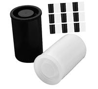 Angoily 20 Pezzi Custodia Per Contenitori Di Pellicola Contenitore Per Pellicola Nero Telecamera Segnale Organizzatori Vuoto Fotografico Contenitore Di Pellicola Bobine Film Piccolo