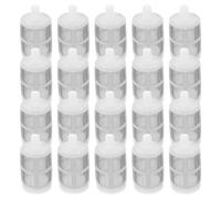 Angoily 20 Pezzi Filtro per Pompa Acqua Bianco in Plastica Rete di Filtrazione Efficiente e Facile Sostituzione, Accessorio per Spruzzatori Elettrici e Autolavaggio Giardino