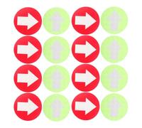 Angoily 20 Pezzi Marcatori Riflettenti in PVC Adesivi Impermeabili per Sentieri e Campeggio, Segnali Direzionali Facili da Identificare per Percorsi Esterni e Scale