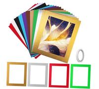 Angoily 20 Pezzi Mat Cartoncino per Foto Cartone per e Tappetini Foto Versatili per Casa e Studi