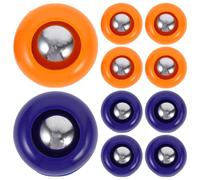 Angoily 20 Pezzi Mini Palline Sportive da Tavolo, Gioco da Tavolo Curling Accessori in Pp, Set per Partita di Bowling Indoor e Outdoor