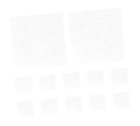 Angoily 20 Pezzi Retine in Plastica Bianche per Occhi Maschere Animali Mesh Trasparente Leggero e Resistente per Fursuit Cosplay Maschere Artigianali e Accessori Mascherata