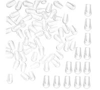 Angoily 200 Pezzi Coperture per Punte Lavastoviglie in Pvc Trasparente, Tappi Tondi per Protezione Antiruggine e Copertura delle Alette, Accessorio per Cucina Domestica
