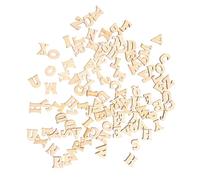 Angoily 200 Pezzi Lettere in Legno Non Finite da 15mm per Decorazioni Fai da Te, Facili da Dipingere e Decorare, per Cornici Fatte a Mano e Progetti Familiari di Artigianato