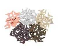 Angoily 200 Pezzi Protezioni Angoli Album in Metallo per Scrapbook e Libri Custodia Decorativa per Bordi Foto Proteggi Angoli Album e Diario Facile da Installare Compatibile con Vari