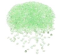 Angoily 2000 Pezzi 2000 Pezzi Cristalli Acrilici Trasparenti 4,5 Mm Verde Chiaro Strass Acrilico Punta di Cristallo Decorazioni per Matrimoni Feste Riempitivi per Vasi Fai da Te