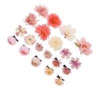 Angoily 21pezzi Mollette per Capelli con Fiori in Tessuto per Donna Ragazze e Bambine Accessori Decorativi Resistenti e Versatili per Acconciature Quotidiane Matrimoni e Feste