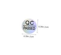 Angoily 2400 Pezzi Etichette Adesive Qc Passed Rotonde per Magazzino Controllo Qualità e Monitoraggio Produzione per Industriale e