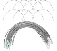 Angoily 25 Paia Ferretti per Reggiseno in Acciaio Inossidabile 304, Anelli di Supporto Resistenti per Biancheria Intima, Ferretti di Ricambio per Regolazione e Riparazione, Accessori