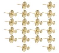 Angoily 25 Pezzi Puntine da Disegno per Appendere Quadri in Lega di Zinco Oro, Chiodi da Parete a Forma di Stella a Cinque Punte, Resistenti e Facili da Installare per Ambienti Festivi