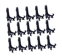 Angoily 25pezzi Portapiatti Decorativi in Plastica Supporto per Esposizione di Cornici e Oggetti Rotondi Espositore da Tavolo per Foto e Piatti Design Minimalista Leggero e Stabile