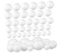 Angoily 260pezzi Palline Schiuma per Artigianato Piccole Palline Schiuma Rotonde Materiale Leggero Usi Multipli per Decorazioni Fai da Te Esposizione Lungo Termine Quantità Abbondante per