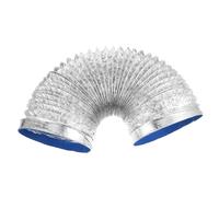 Angoily 2m Tubo Flessibile Alluminio Resistente Al Ømm Per Impianti Hvac Cucine Bagni e Argento