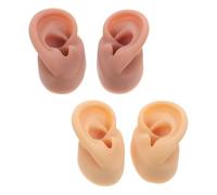 Angoily 2paio di Orecchio in Silicone per Piercing all Orecchio Espositore per Orecchini Forma di Pratico per Studenti di Bellezza e Esibizione di Gioielli