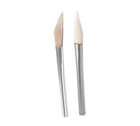 Angoily 2pezzi Brunitoio in Agata Naturale con Utensile per Lucidatura e Levigatura Gioielli in Oro e Argento Strumento per Finitura Specchio