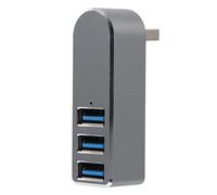 Angoily 2pezzi Hub Usb Con Porte e Connettore Ruotabile Adattatore Per Dispositivi Usb Facilità Uso Senza Driver Compatibile Con e Altri Sistemi