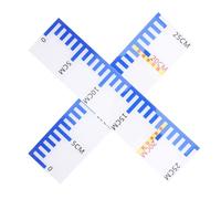 Angoily 2pezzi Indicatore Acqua Adesivo Misuratore Liquido Contatore Acqua Riflettente Strumento Piscina Scala Adesivo Indicatore
