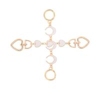 Angoily 2pezzi per Borsa in Metallo Tracolla Staccabile per Borse da Donna Borse Tracolla e Pochette Realizzata in Zinco Fibbie su Entrambi i Lati per Installazione Facile