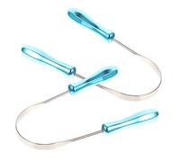 Angoily 2pezzi Raschietti Per Lingua Acciaio Inox U-shaped Da Strumenti Per La Pulizia Della Lingua Elimina Alito Cattivo e Residui Strumento Per Buona Igiene Orale