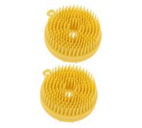 Angoily 2pezzi Spazzola Da Bagno Silicone Per Massaggiatore Per e Corpo Strumento Per Bagno Materiale Sicuro e Morbido Facile Da Usare Adatto Per Sensibile