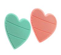 Angoily 2pezzi Spazzola Pervare i Capelli del Ragazza Massaggiatore del Capelluto Strumento per Pulizia dei Capelli Morbido e Delicato Maniglia Comoda Verdi