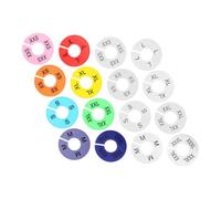 Angoily 2set Divisori in Plastica Per Dimensioni Armadio Rotondi Per Organizzazione Armadio Separatori Per Vestiti