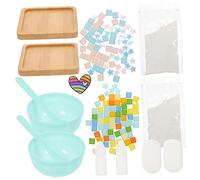 Angoily 2sets Sottobicchiere Fai da Te per Casa di Sottobicchieri Personalizzati per Piatti Creativo e Resistente al Calore Design Semplice e Antiscivolo