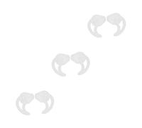 Angoily 3 Paia Auricolari Silicone per Sostituzione Inserti Auricolari per Comodi e Resistenti per Attività Sportive Adatti per Uso Bilaterale Certificata e Duratura