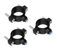 Angoily 3 Pezzi clip per l'acqua di scarico Accessorio per impianto RO Accessorio per manutenzione impianto RO condizionatore filtro morsetto a sella di scarico in plastica Metallo Black