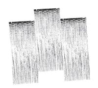 Angoily 3 Pezzi Copertura Antipioggia Di Sfondo Per Feste Decorazione Per Palcoscenico e Parete Realizzata in Materiale Plastico Di Portatile Per Usi Vari