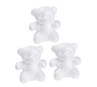 Angoily 3 Pezzi di Orso Modello Gigante di Fiori Peluche Artificiale Finto Orso di Peluche A Forma di Orso Decorativo Gonfiabile Marrone Modellabile Enorme Appeso Fai da Te in