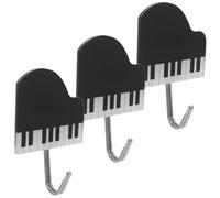 Angoily 3 Pezzi Ganci Adesivi Riutilizzabili senza Chiodi in Acrilico e Metallo per Cucina e Casa, Design Piano Salvaspazio Appello Decorativo per Organizzazione Bagno