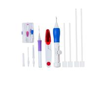 Angoily 3 Pezzi Kit Ago Magico per Ricamo Punch Needle con Penna Ergonomica per Cucito Fai da Te Strumento per Lavori Manuali su Tessuti Adatto Principianti e Domestico