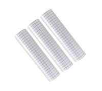 Angoily 3 pezzi Nastro Trasferimento Adesivo PVC Pellicola Trasparente per DIY Misura Facile da Applicare e Rimuovere Linee Grigie per Facile Misurazione e Allineamento
