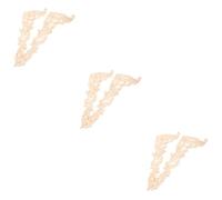 Angoily 3 Set Applique Intagliato Decorazione per Unpainted Abbellimenti per Porte E Armadi Facile Dipingere E Applicare 2 Pezzi*3