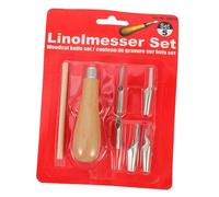 Angoily 3 Set coltello da intaglio raschietti per pittura a olio accessori per pittura artistica da intaglio fatti a mano fai da te Acciaio inossidabile Marrone chiaro