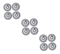 Angoily 3 Set Di Ruote in Plastica Per Inferiore Della Lavastoviglie Accessorio Per Rulli Della Lavastoviglie 4 Pezzi*3